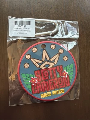 Disco de putting Scotty Cameron 2024 - Hawaiano abierto con dientes dorados Tiki NUEVO Foto 1 de 2