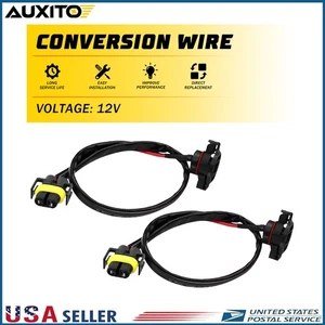 PSX24W 5202 to H11 H8 Fog Light Conversion Wire Harness Extension Cable Socket - Picture 1 of 10