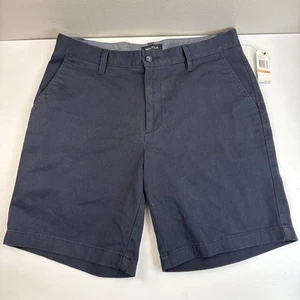 NAUTICA Clipper Shorts NAVY Flat Front Nautica Flex Classic Uomo Tg 33 Nuovo con etichette - Foto 1 di 8