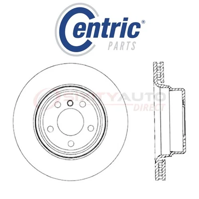 Centric C-TEK Disc Brake Rotor for 2013 BMW 135is 3.0L L6 - Kit Set Braking xp - Изображение 1 из 4