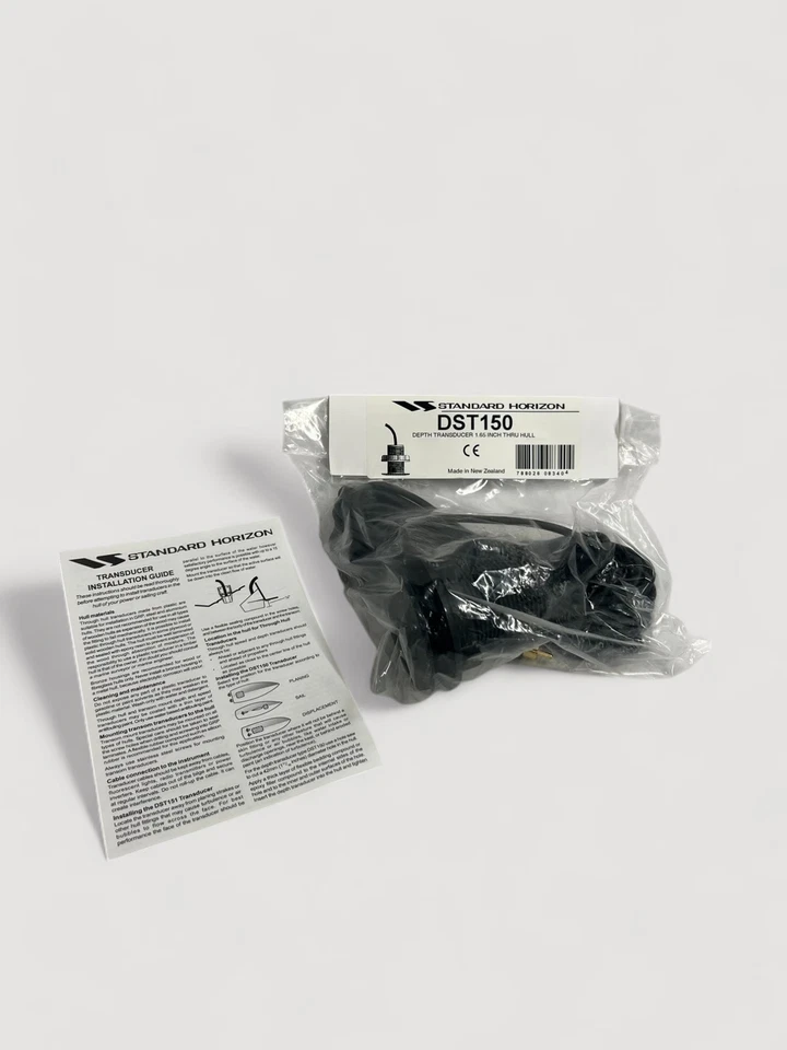 Standard Horizon DST150 Thru-Hull Depth Transducer for Instruments w/RCA Conn - Image 1 of 4