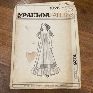 Pullover Vintage Patrones Pauloa MuuMuu 1026 Misses XS S M L XL SIN CORTAR Honolulu - Imagen 1 de 6
