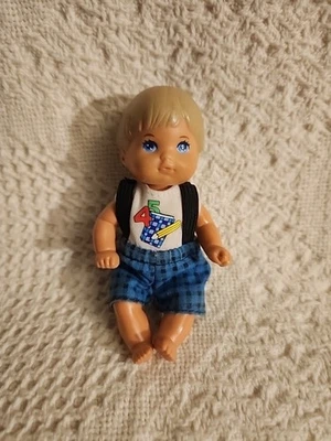 Barbie vintage Mattel 1976 Happy Heart Family Tommy niño bebé niño muñeca Foto 1 de 4