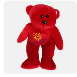 Plushland Chicago roter Teddybär Stofftier Spielzeug - Bild 1 von 12
