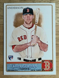 2011 Topps Allen and Ginter #149 Lars Anderson RC - Foto 1 di 2