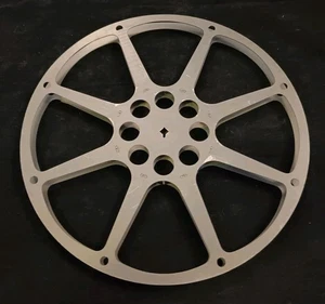 Carrete vacío Bell And Howell gris 13,75 pulgadas x 15,8 mm personalizado vintage  - Imagen 1 de 5