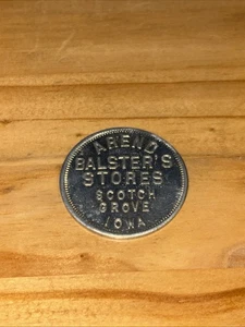 Scotch Grove Iowa Centennial Coin 1937 Arend Balster’s Stores - Picture 1 of 2