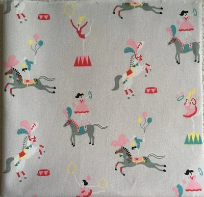 Sophie Allport Fairground Ponies Cotton Duck Fabric New Horse Assorted Sizes - Image 1 of 4