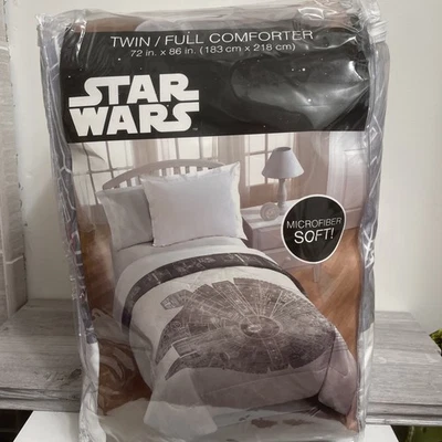 "Edredón doble/completo Disney Star Wars 72"" X 86"" nuevo en caja" Foto 1 de 4