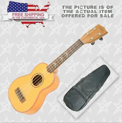 Kala All-Solid Lacewood Soprano Ukulele KA-ASLAS with Gig Bag * MINOR ISSUE-READ - Image 1 of 4