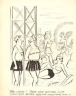 Bathing Suits Babes At Beach / Life Guards - Humorama 1965 Art By Al Cramer