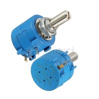3590S Rotary Wirewound Precision Potentiometer 10 Turn Ohm Variable Resistor
