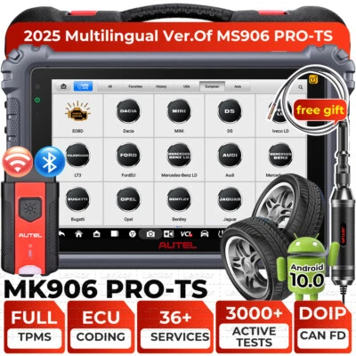 Autel MaxiCOM MK906 Pro-TS Android 10, 2025 Ver Superrápida de MS906 Pro TS TPMS - Imagen 1 de 4