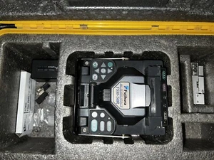 Fujikura FSM-50R12 Fiber Ribbon Fusion Splicer Cleaver Hot Stripper Halter Set - Bild 1 von 15