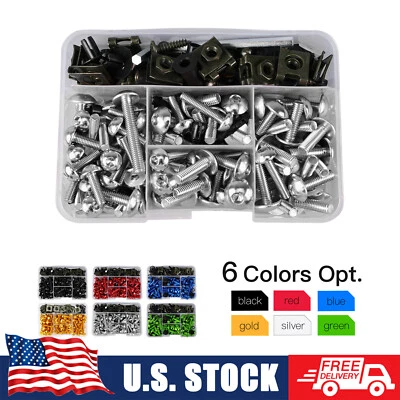 Motorcycle Racing Universal Fairing Bolts Kit for Honda Suzuki Yamaha Kawasaki — 第 1/4 张图片