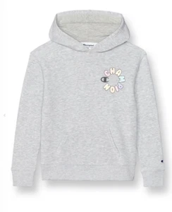 Champion Big Girls' Big Bubble Fleece Hoodie, Oxford Heather, Large - Picture 1 of 1