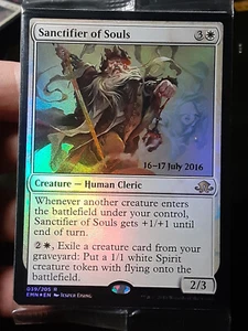 Sanctifier of Souls Prerelease FOIL x1 Unopened , Eldritch M ,MTG,FREE SHIPPING - Picture 1 of 5