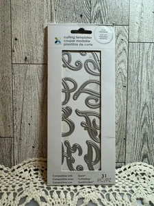 NEW Momenta Embossing Alphabet Script Upper Case Letters Cutting Templates Dies - Picture 1 of 2
