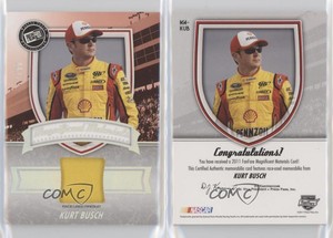2011 Press Pass Fanfare Magnificent Materials Holofoil /50 Kurt Busch #MM-KUB