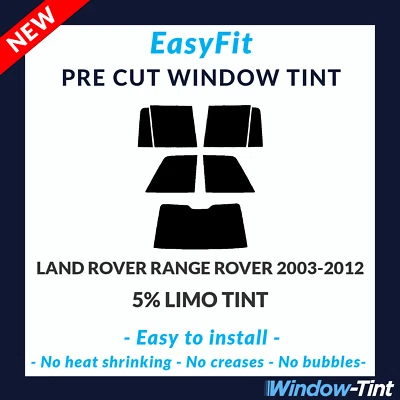 Tinte precortado estático EasyFit para Land Rover Range Rover 2003-12 - 5 % limusina trasera Foto 1 de 3