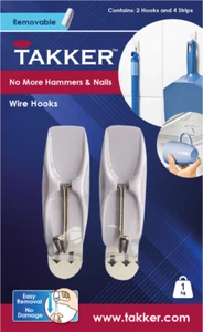 Takker Wire Hooks - Twin Pack - Picture 1 of 7