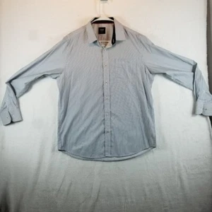 CAMISA DE VESTIR R&B para hombre talla 16.5 reg rb2677750416, a rayas azules, - Imagen 1 de 6