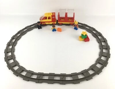 LEGO Duplo 2932 Motorized Passenger Train Starter Set 99% Complete Tested Works - Image 1 of 4