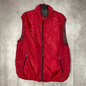 Men’s Red & Gray Reversible Outerwear Vest - Picture 1 of 9