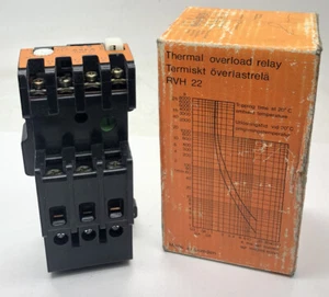 NEW ASEA Overload Relay RVH 22 Overload Relay FLC 1-1.6Amp (1Amp-1.6Amp) - Picture 1 of 6