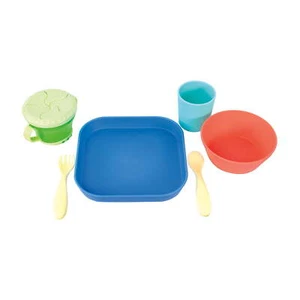 6-Piece Toddler Feeding Set with Plate, Bowl, Snack Keeper, Cup, and Utensils - Picture 1 of 7