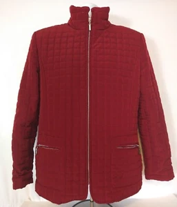 George Women's Missy Red Pleated Long Sleeve Jacket Medium (8/10) - Picture 1 of 10