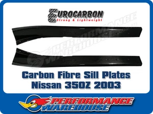 Placas de umbral de fibra de carbono (par) para Nissan 350Z 2003 - Imagen 1 de 2