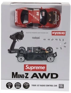 Supreme/Kyosho Mini-Z Nissan Skyline Nismo R33 RC Readyset Supreme FW22 BrandNew - Picture 1 of 3