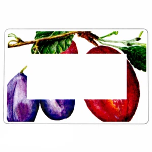 Pflaume/Damson selbstklebende Marmelade Glas Etiketten, Pack 36, Marmeladen, Damson Gin, kostenloser Versand, Neu - Bild 1 von 2