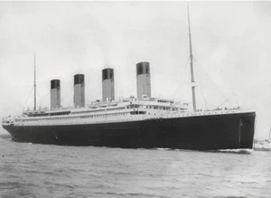 TITANIC - White Star Schiffahrt Schiff 50x70 Kunstdruck Poster Plakat Bild NEU - Bild 1 von 2