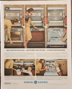 1964 General Electric Appliances Vintage Ad 14x10 stove wash machine dishwasher - Picture 1 of 1