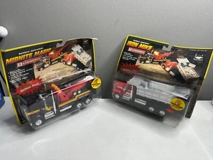 Vintage Midnite Magic Iron Mike Battery Operated Toy Truck No 323 322 Lot of 2 - Picture 1 of 14