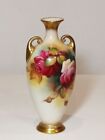 Royal Worcester Hadley Roses Vase by Millie Hunt