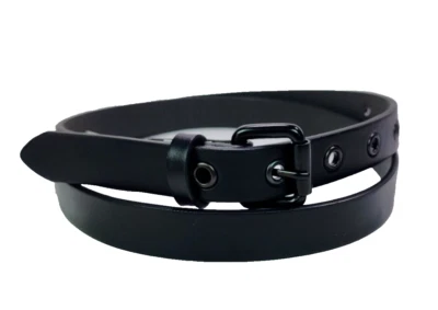 Dickies женщин ремень размер M металлический черный пряжка тонкий - Изображение 1 из 4