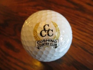 CUSHING COUNTRY CLUB LOGO EINZELNER GOLFBALL CCC OKLAHOMA WILSON TC2 TOUR - Bild 1 von 1