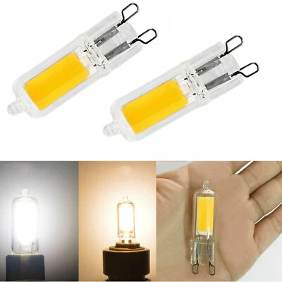 G9 240V COB LED Bulbs 3W 5W Glass Crystal Light Replacement 25W 45W Halogen Lamp - Image 1 of 4