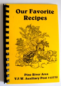 Our Favorite Recipes Pine River Area V.F.W. Auxiliary Post #10770 Cookbook 1978 - Bild 1 von 5