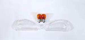 White Front Indicator Glasses BMW R 1100 R Rs 1150 Rs Clear Front Signal Lenses - Picture 1 of 2