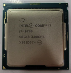 Intel Core i7-9700 SRG13 3.00GHz 8-Core Desktop CPU Processor 12MB LGA1151 - Afbeelding 1 van 2