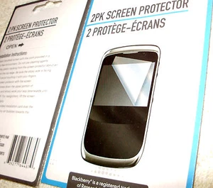 Blackberry Storm 9500 Screen Protector 2 Pack w/Cloth Touch - Picture 1 of 3