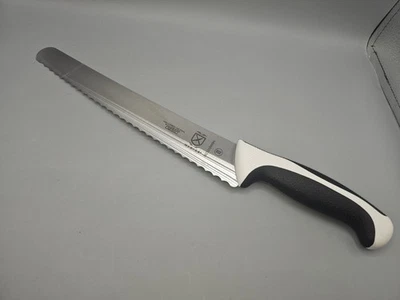 Cuchillo de pan Mercer Culinary Millennia mango negro 10 pulgadas borde ondulado dentado  Foto 1 de 4