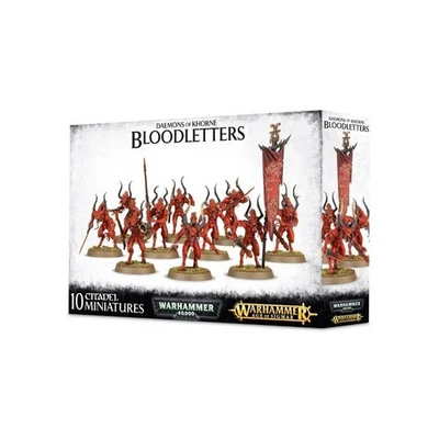 Warhammer Age of Sigmar Daemons of Khorne Bloodletters 10 Miniatures 97-08 - Image 1 of 2
