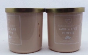 2 x 8,8 oz. DW Home VANILLA BEAN PUMPKIN 1-Docht Medium Glas Kerze - Bild 1 von 2