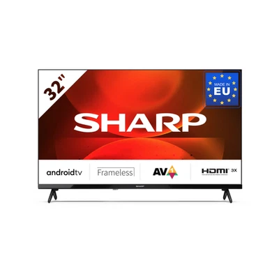 32 Zoll Fernseher (80 cm) HD Ready Android TV - LED Smart TV - SHARP 32FH2EA  - Bild 1 von 4