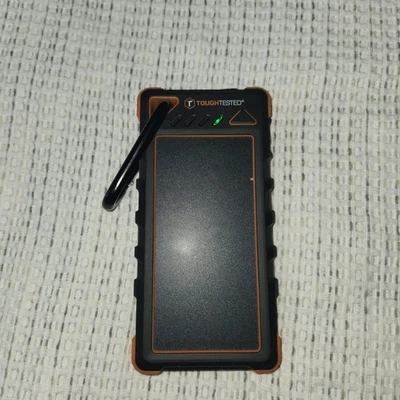 ToughTested Portable Power Bank 16000mAh w/ Solar Panel & Micro-USB Cable - Image 1 of 3